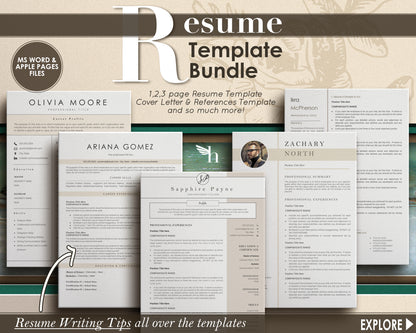 Resume Template - Ikra - Hired Guardian