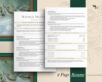 ATS Resume Template - Nicole - Hired Guardian