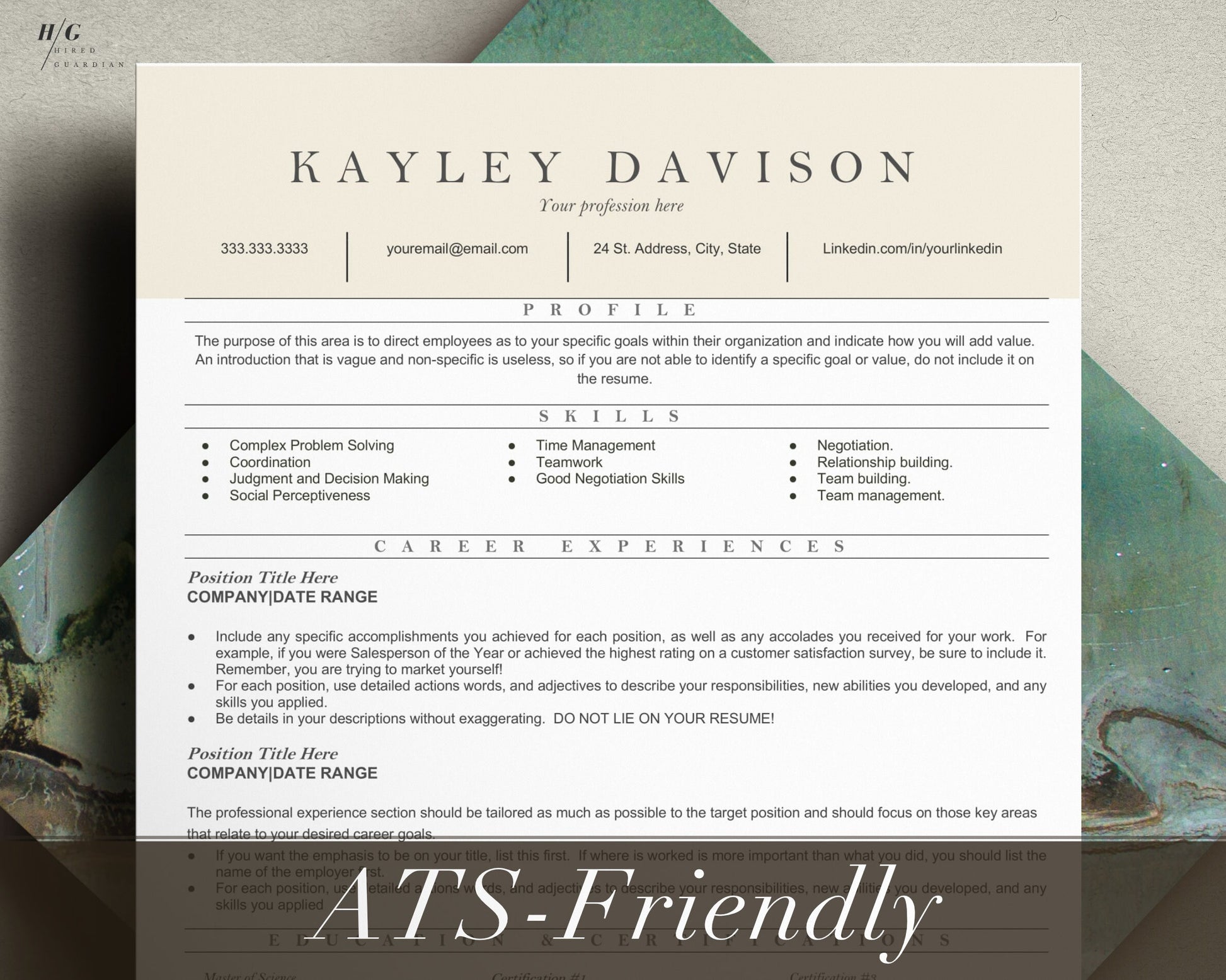 Google Docs Resume Template, MS Word and Pages, Executive CV Resume template google docs, ATS functional Resume, ats cv resume remplate