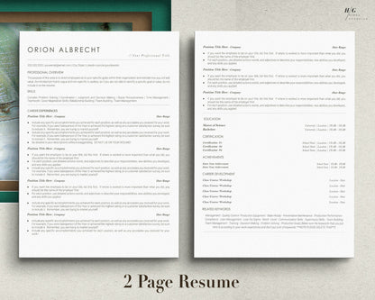 Minimalist Resume Template for google docs and ms word, Resume Template Google Docs, ATS Resume, ATS Resume Template, Resume Template Word