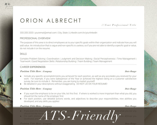 Resume Template Google Docs, ATS Friendly Resume Template for Google Docs, ATS functional Resume, ATS Resume Template, Resume Template Word