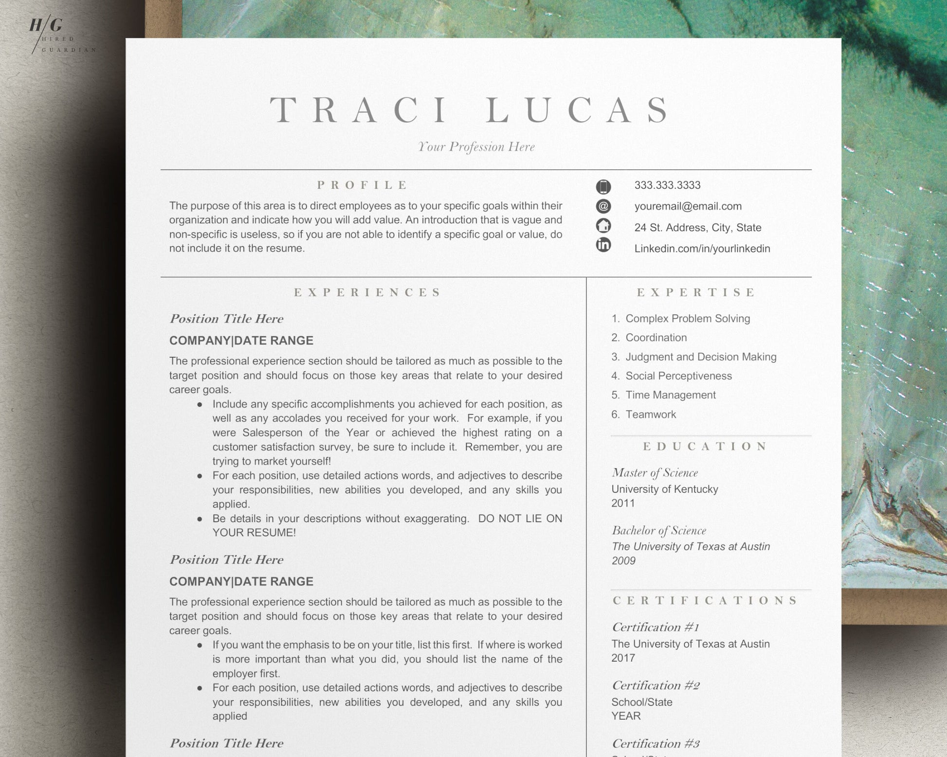 Resume Template Minimalist, Resume Google Docs and Word, College Resume Template, Functional Resume Template, Resume Template Google Docs