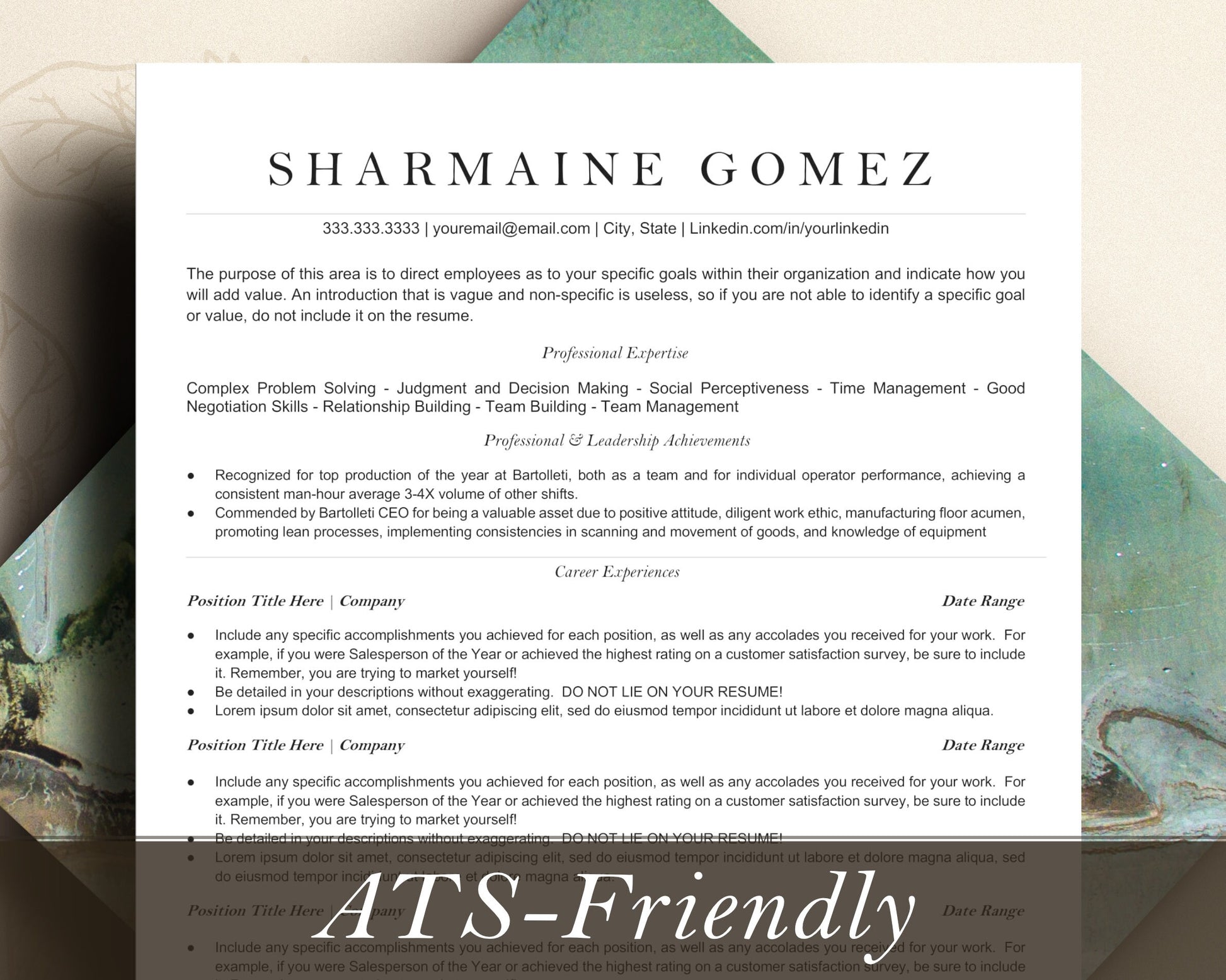 ATS Friendly Resume Template Google Docs, resume template google docs, ATS functional Resume, ATS Resume Template, Resume Template Word