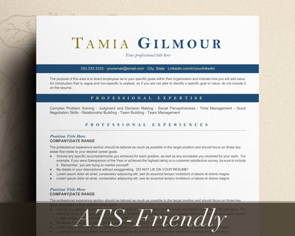 ATS Combination Resume Template Google Docs and ms word, cv Resume Template Google Docs, ATS Resume, ATS Resume Template, Cv Template Word