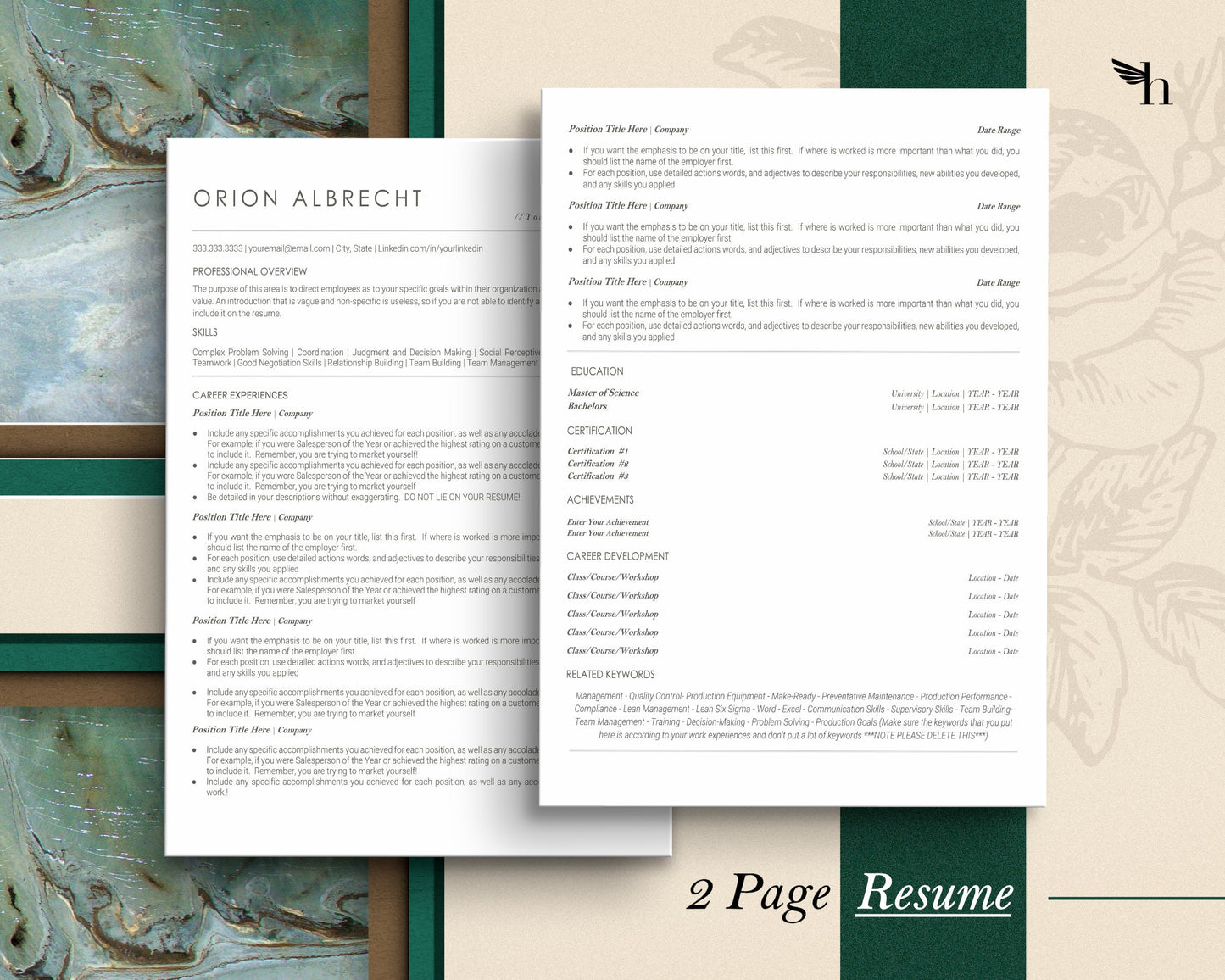 ATS Friendly Resume Template for google docs and ms word, Resume Template Google Docs, ATS Resume, ATS Resume Template, Resume Template Word