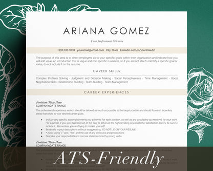 Ats friendly Resume Template Google Docs, ATS Friendly Resume Template, ATS functional Resume, ATS Resume Template, Resume Template Word