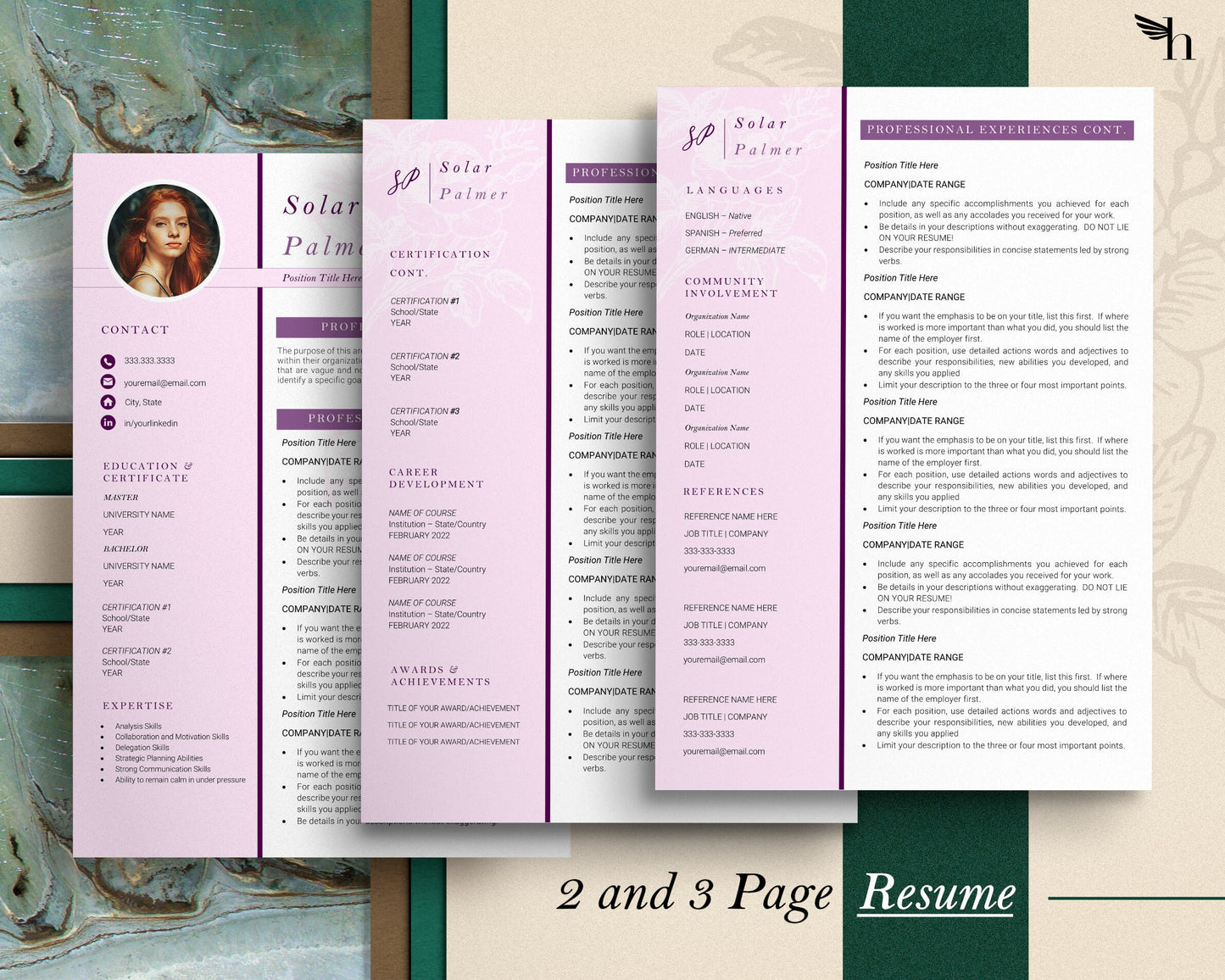 Resume Template, Modern Resume Template, Professional Resume Template, Executive Resume Template, Modern Resume Template, Resume Template