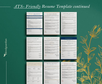 50 Resume Template Google Docs, MS Word, and Apple Pages, Modern Resume Template Bundle,Creative Resume Template, Minimalist Resume Template