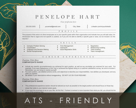 ATS Friendly Resume Template for Google Docs, resume template google docs, ATS functional Resume, ATS Resume Template, Resume Template Word