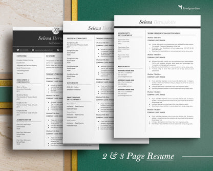 Resume Google Docs, Google Docs Resume Template Minimalist, Modern resume template in Google Docs, CV, Resume and Cover letter Template