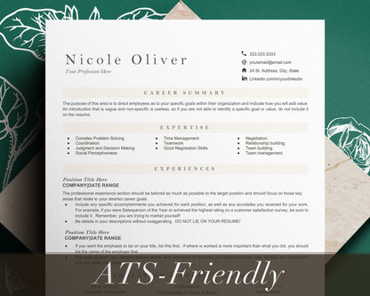 ATS Nurse Resume Template, student nurse resume, Nurse resume, resume template nurse, nurse resume template, nursing cv, resume template